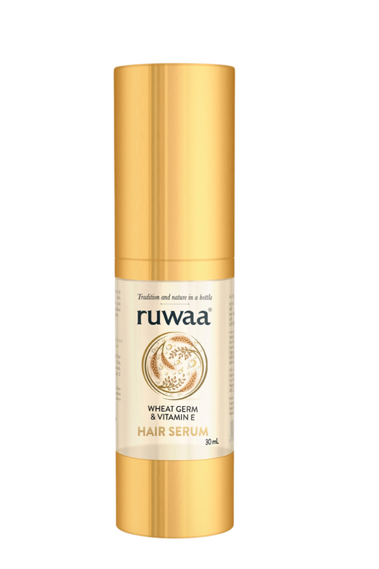 Hair Serum  -  Wheat Germ and Vitamin E For Soft And Shiny Hair 30ML Softens Hair  |  Reduces Frizz and Tangles  |  Boosts Growth
